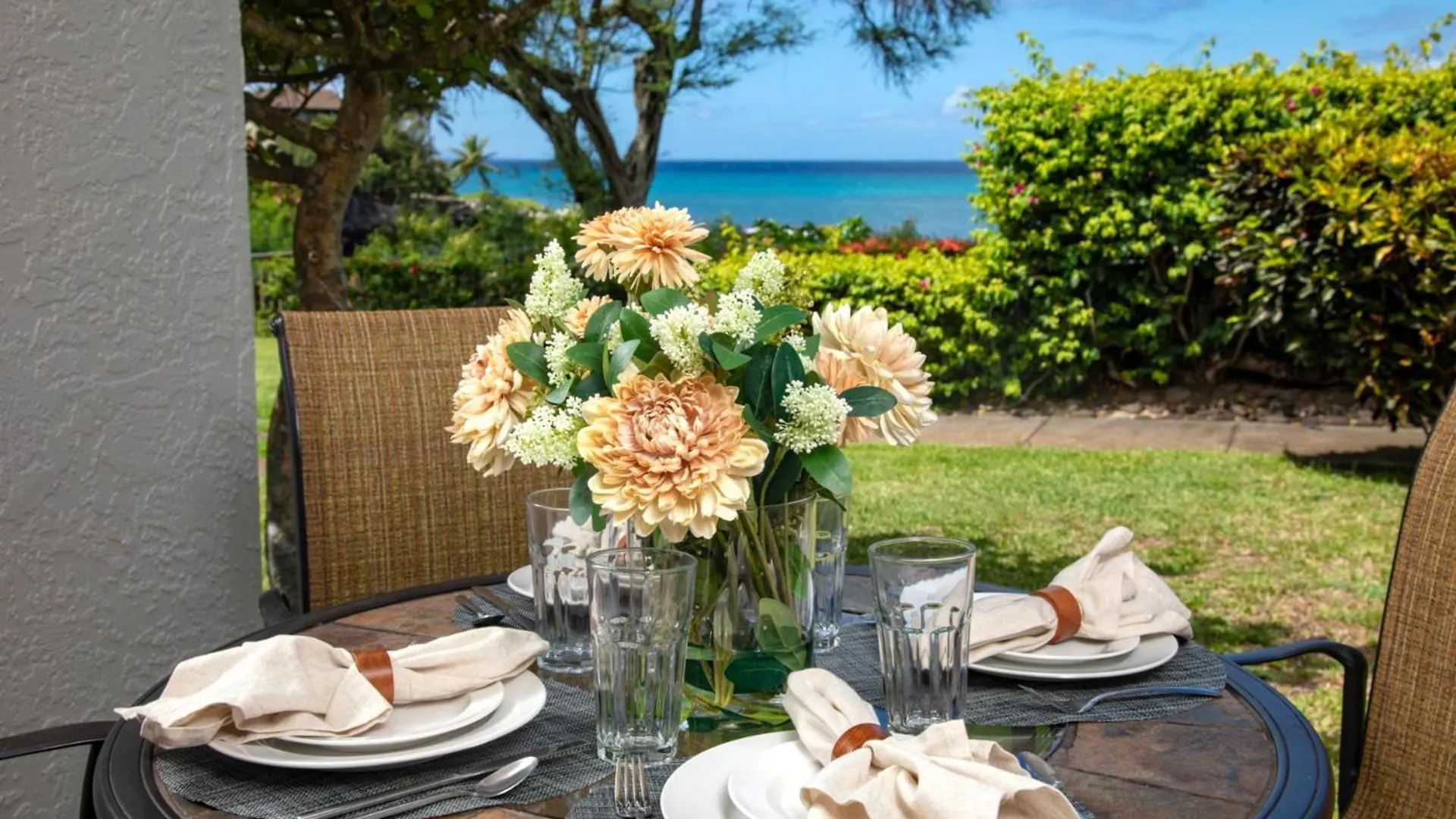 Kbm Resorts Free Car Napili Point Nap-A25 Stunning Ocean Front Villa Turtle Views Kapalua Apartment